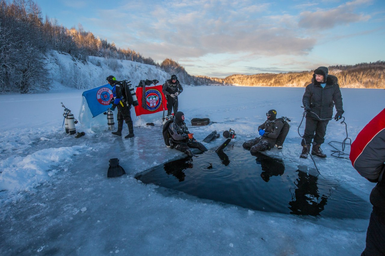 Ice Diving, Бокситогорск